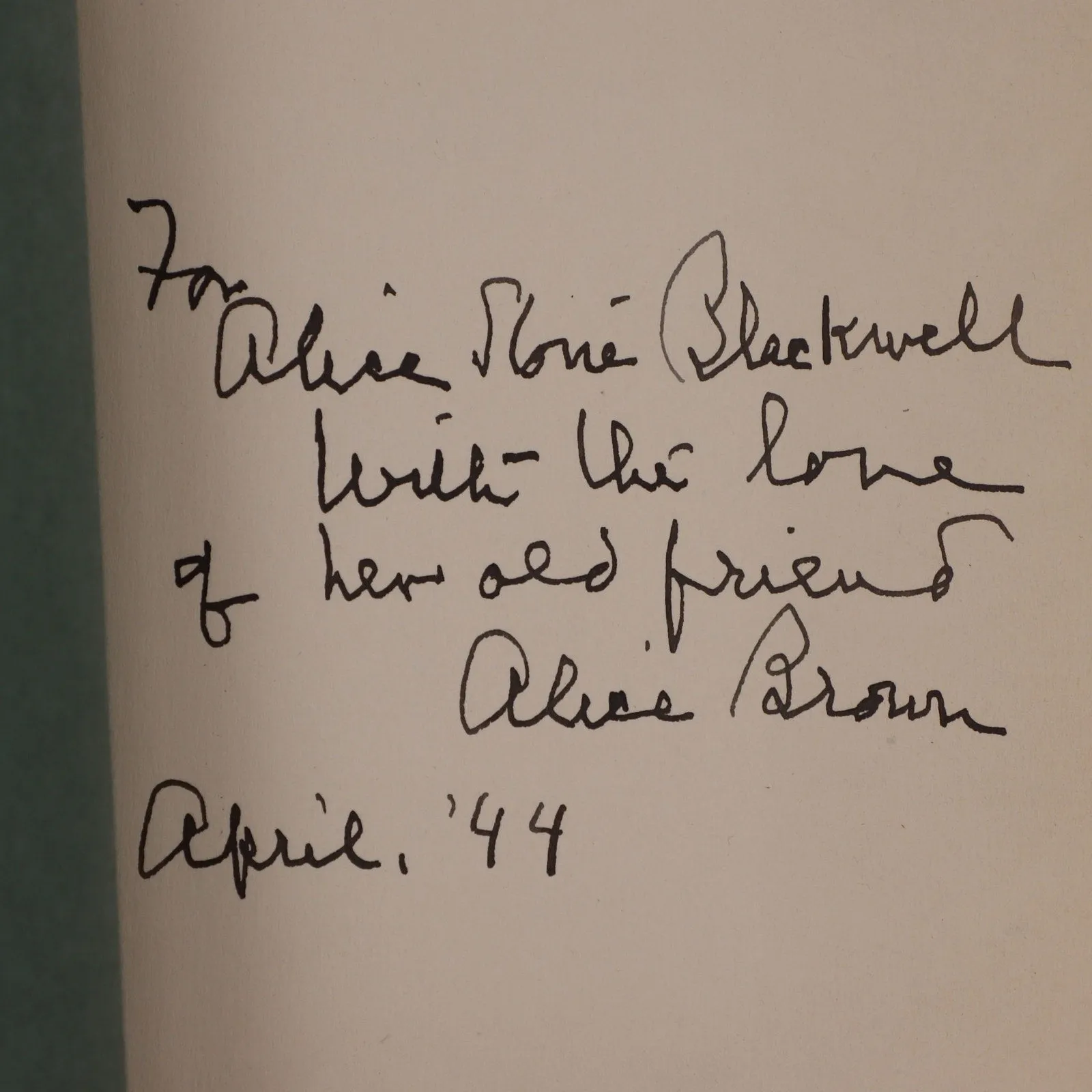 Pilgrim's Progress A Play About John Bunyan 1944 1st Edition Alice Brown Signed
