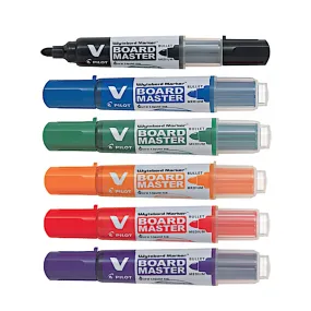 Pilot V Board Master Whiteboard Marker - Bullet Medium