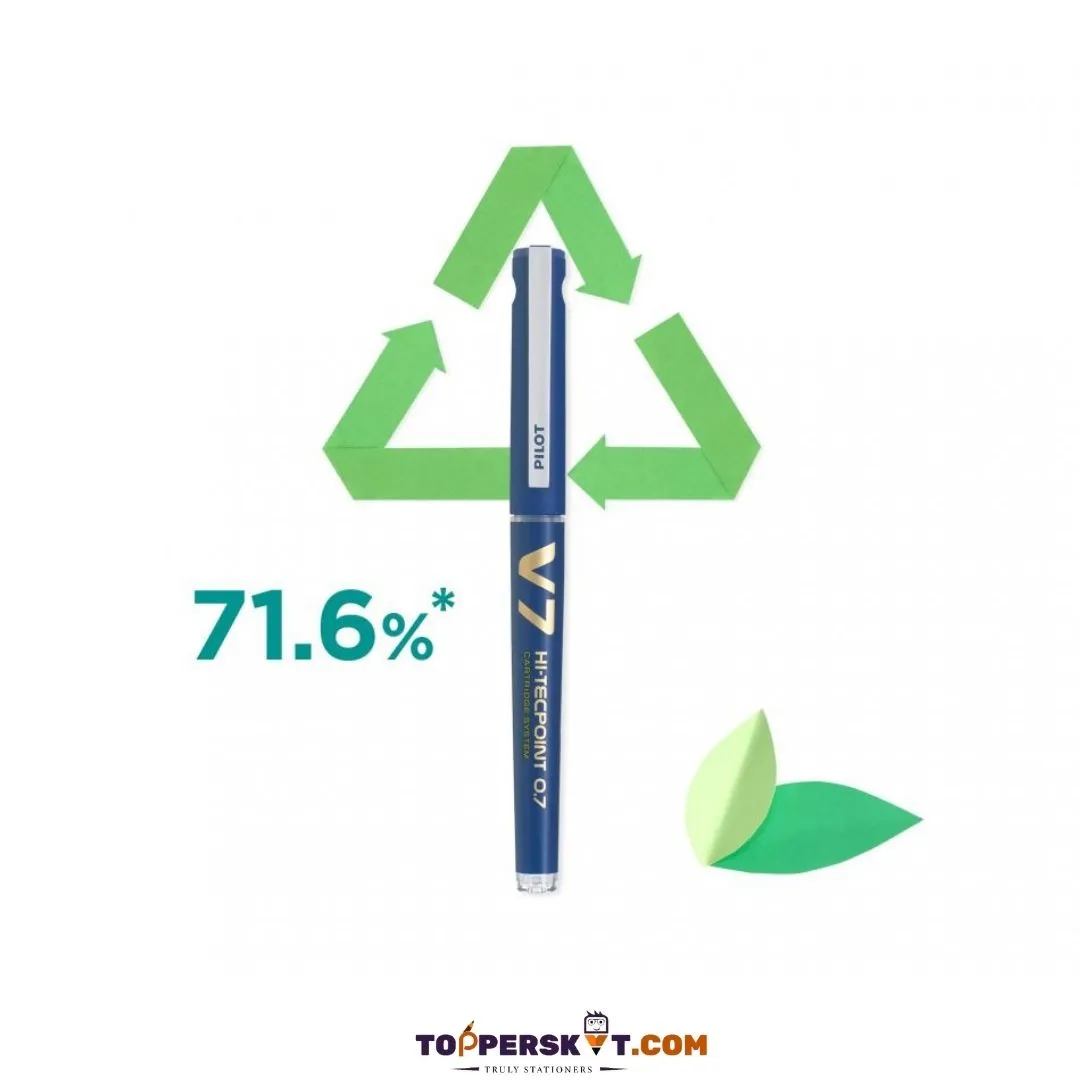 Pilot V7 Hitech Point Gel Pen Cartridge System – Blue ( Pack of 1 )