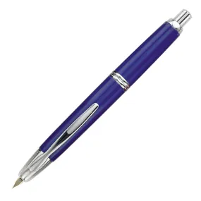 Pilot Vanishing Point Retractable Fountain Pen Blue Rhodium