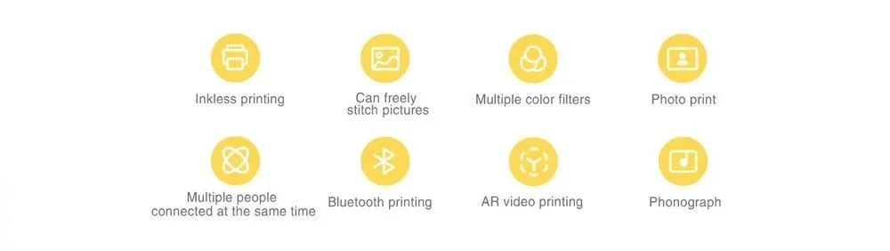 Pocket Photo Printer Inkless Multifunction Bluetooth Portable Printer