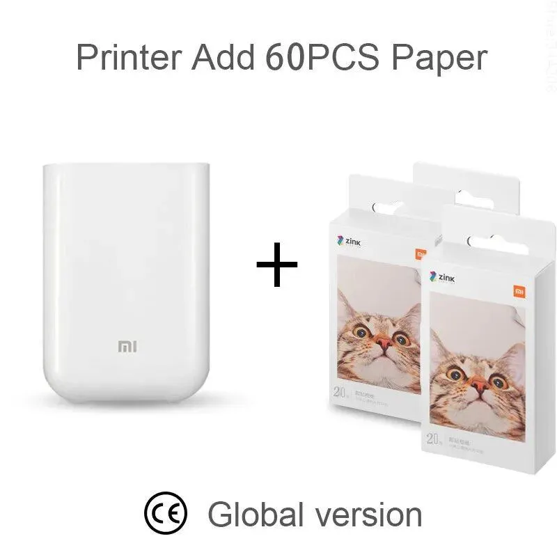 Pocket Photo Printer Inkless Multifunction Bluetooth Portable Printer