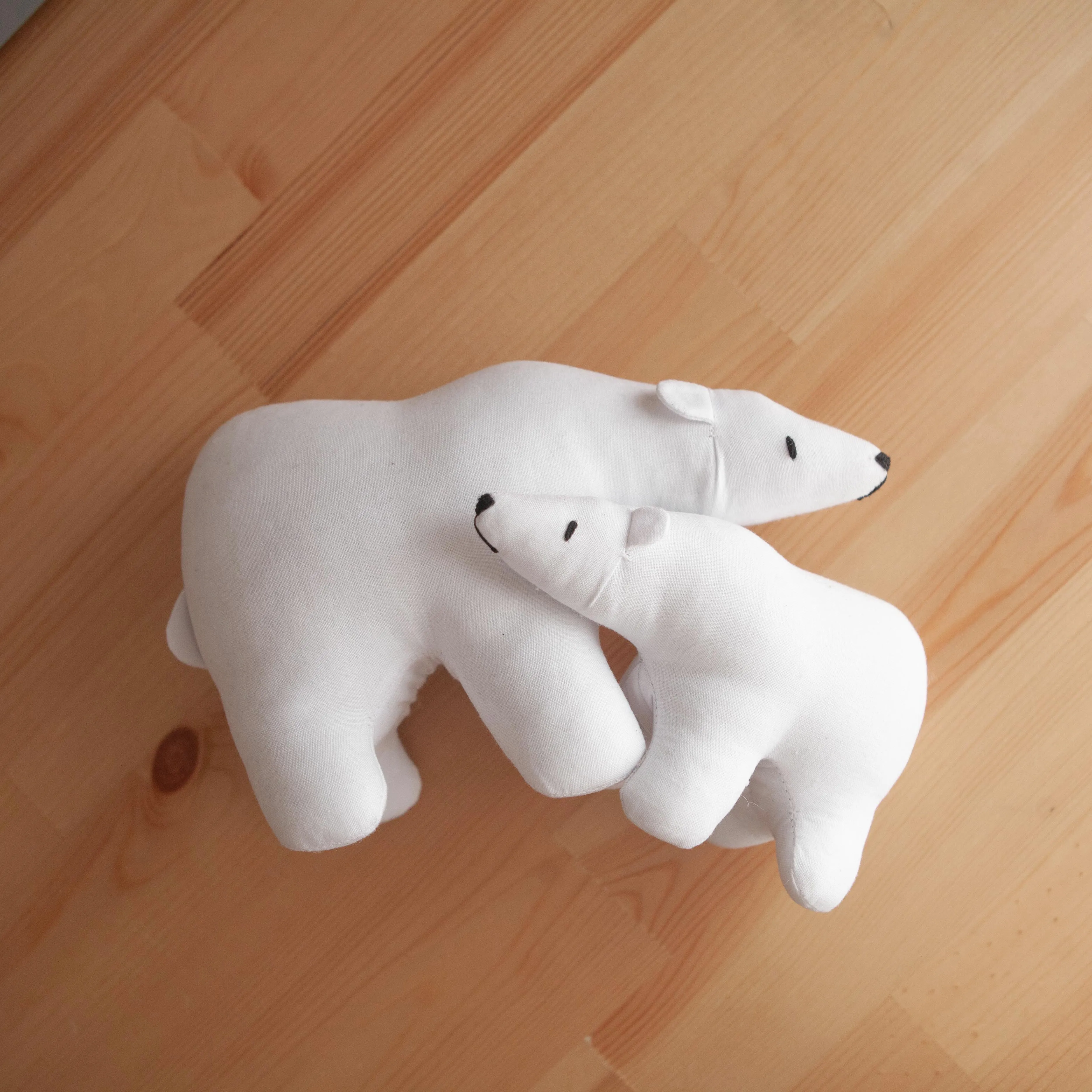 Polar Bear Toy / PDF Pattern and Sewing Tutorial