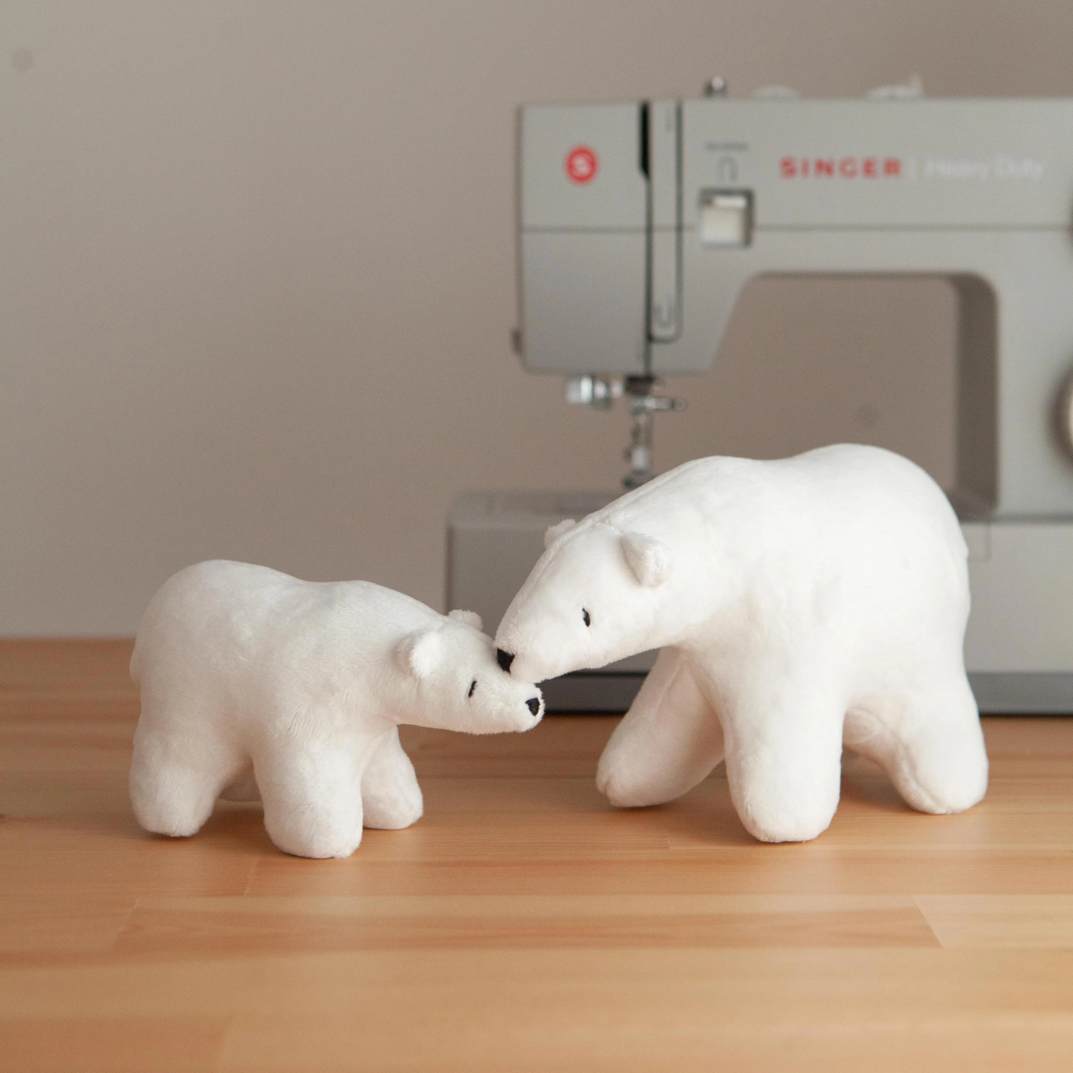 Polar Bear Toy / PDF Pattern and Sewing Tutorial