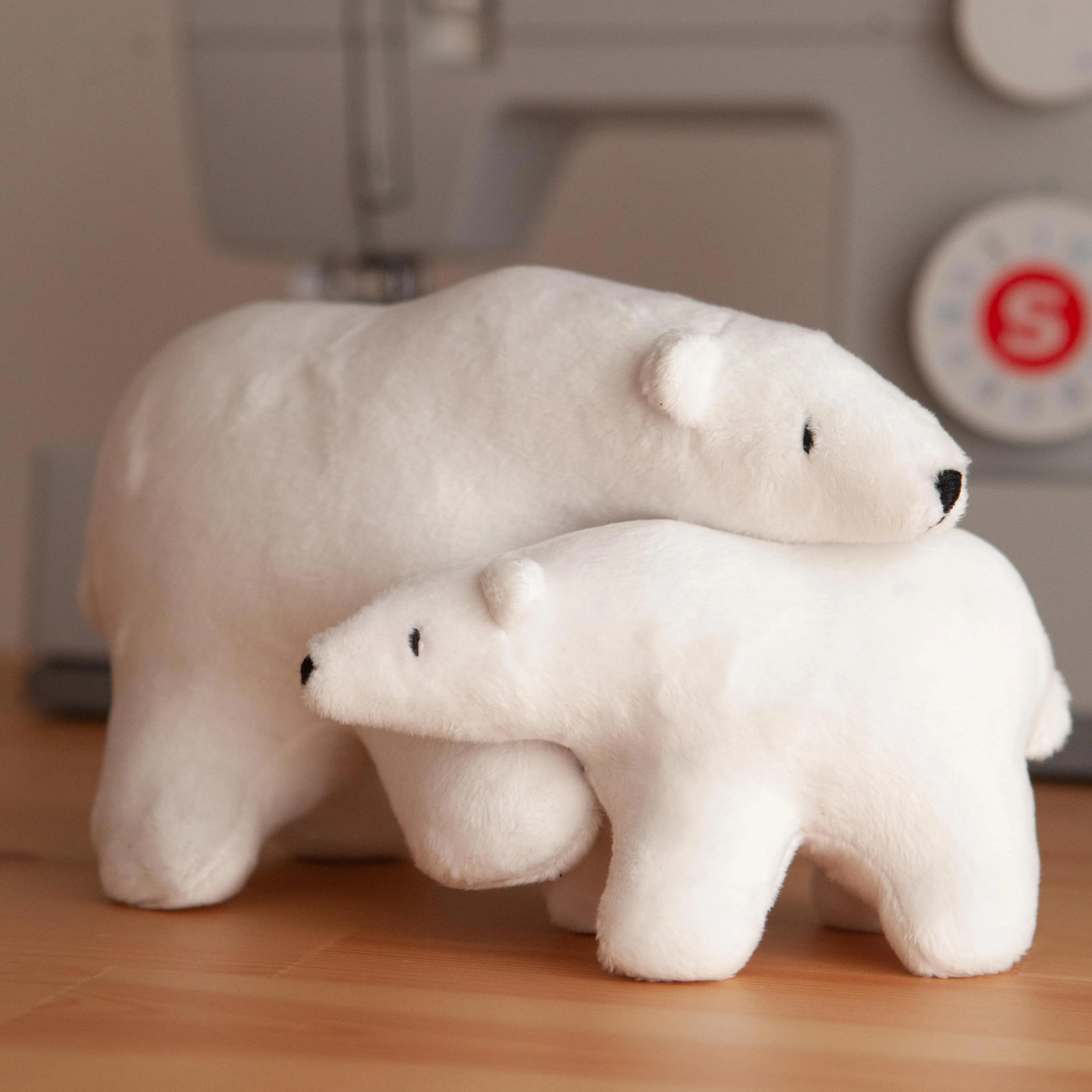 Polar Bear Toy / PDF Pattern and Sewing Tutorial