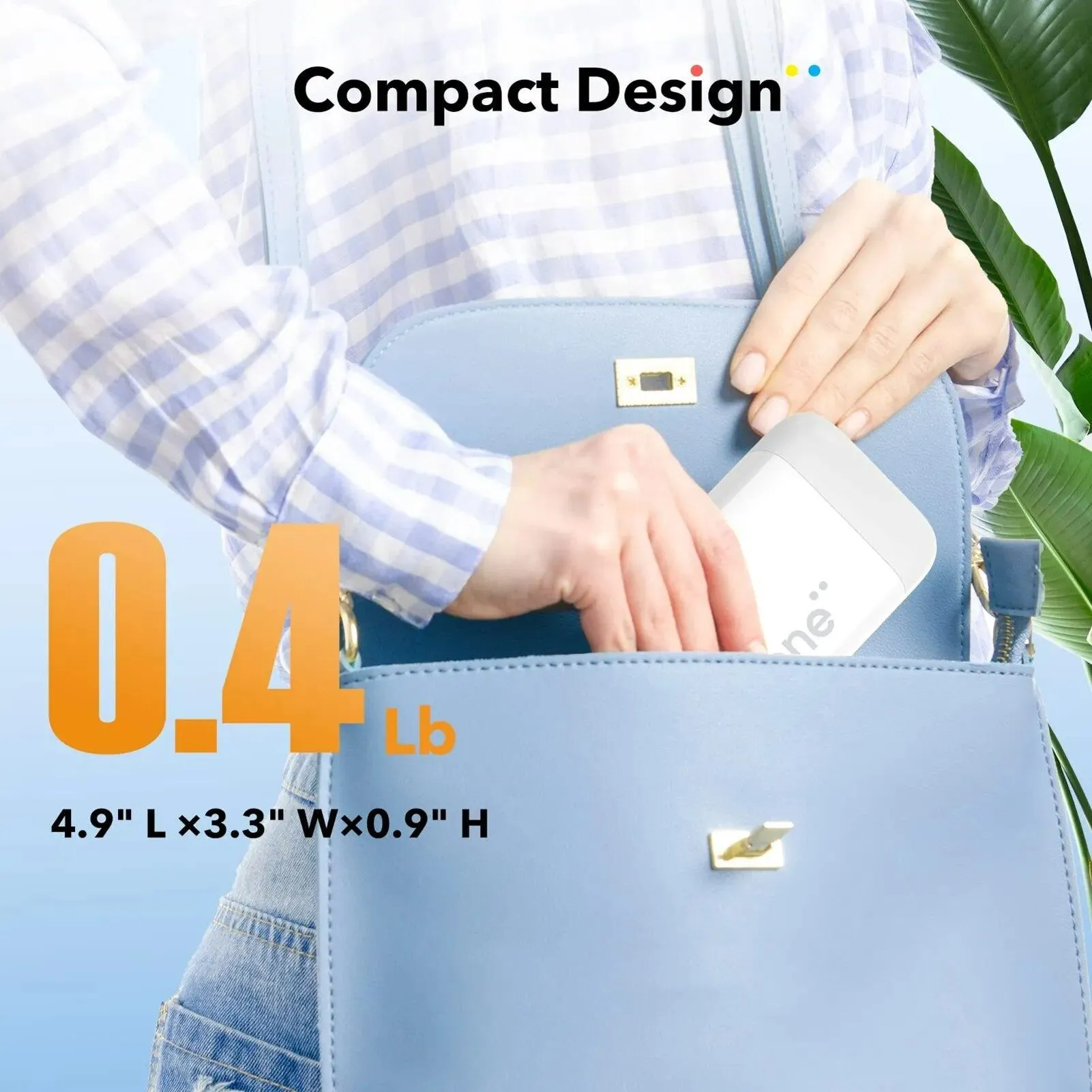 Portable Photo Printer 2x3 Inch Digital Sticker Printer Wireless