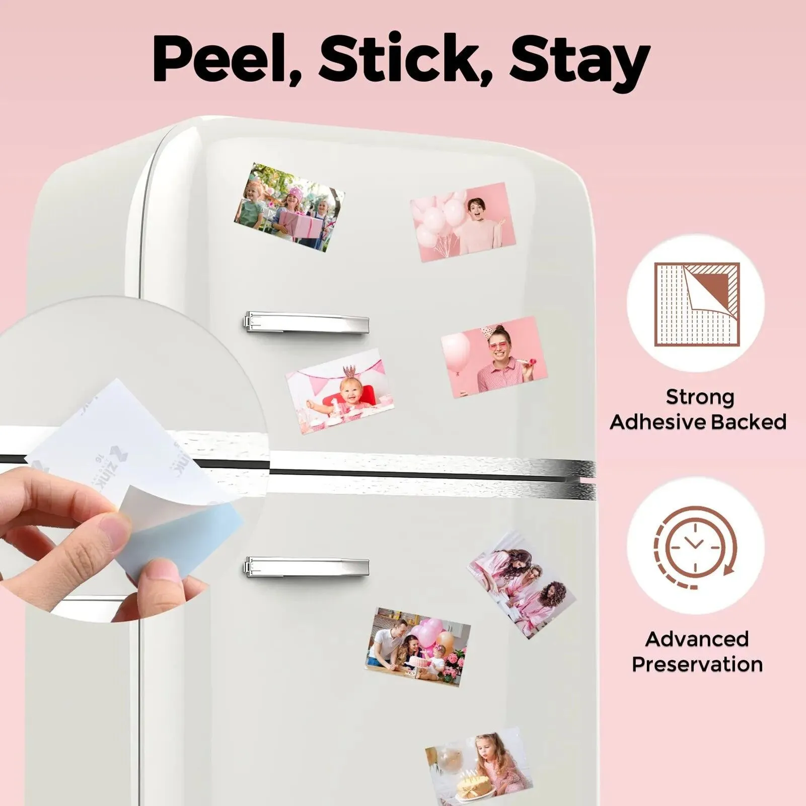 Portable Photo Printer 2x3 Inch Digital Sticker Printer Wireless
