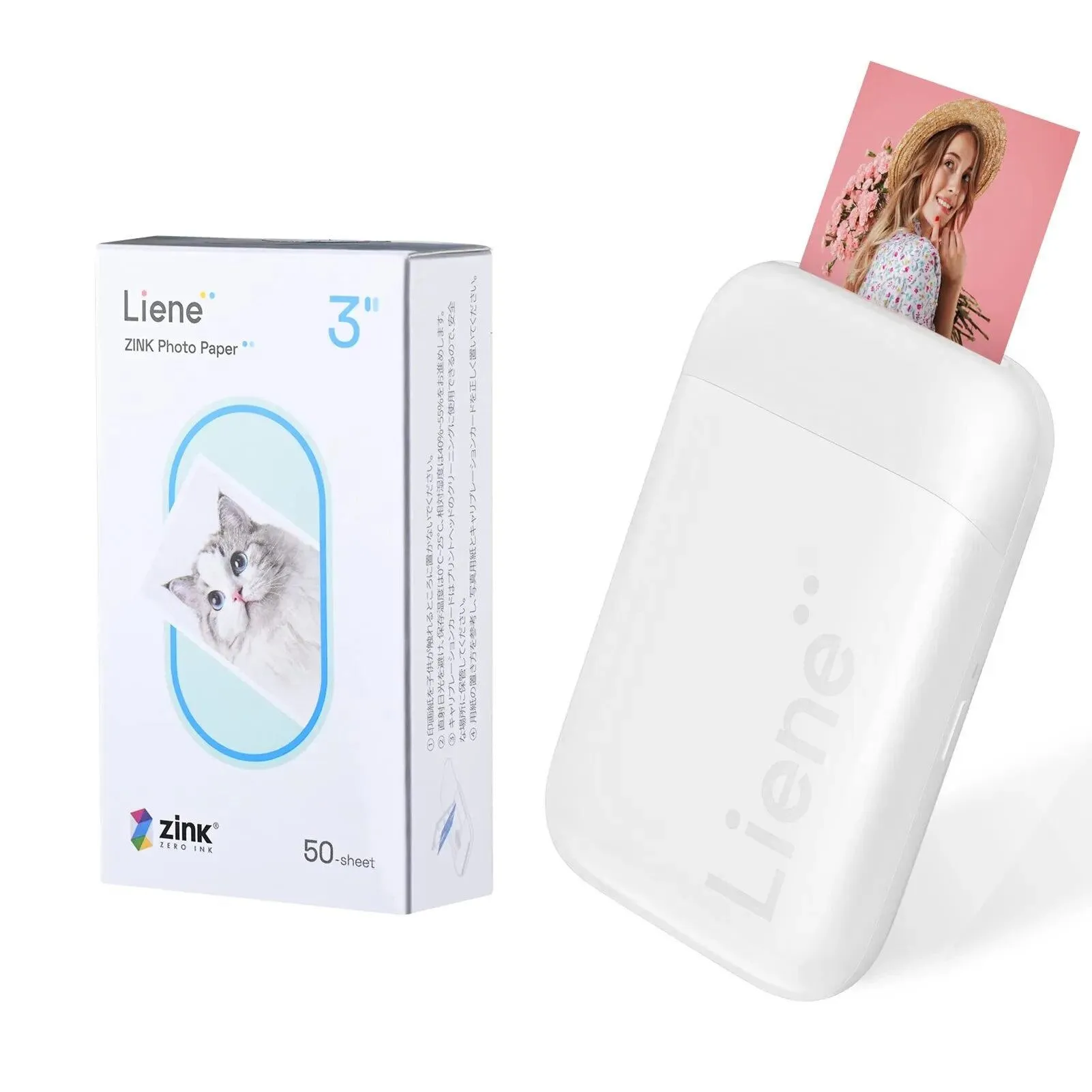Portable Photo Printer 2x3 Inch Digital Sticker Printer Wireless