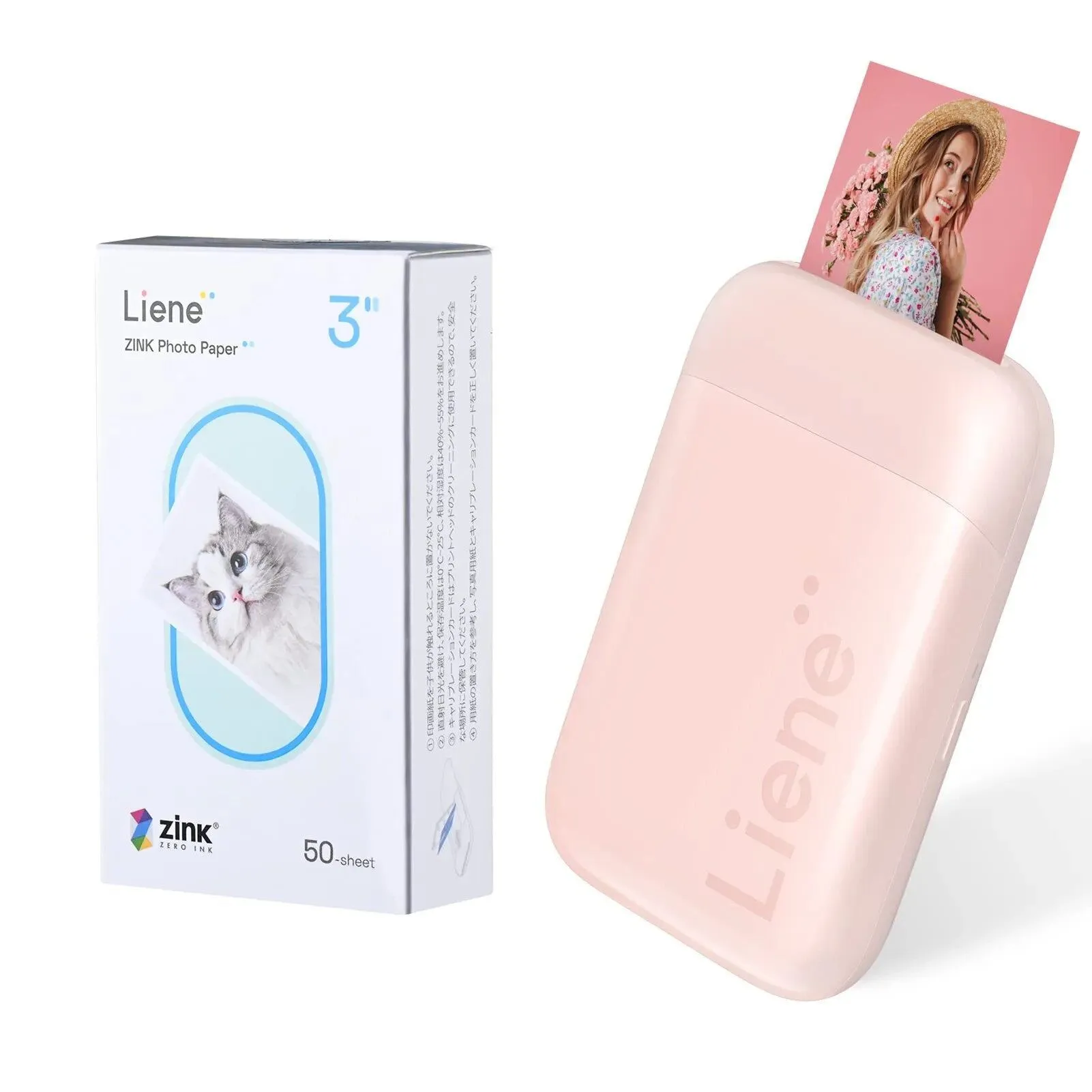 Portable Photo Printer 2x3 Inch Digital Sticker Printer Wireless