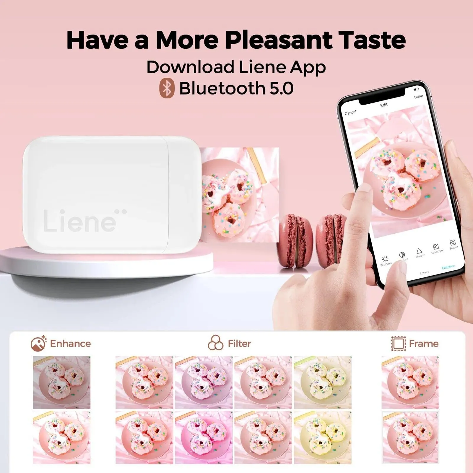 Portable Photo Printer 2x3 Inch Digital Sticker Printer Wireless