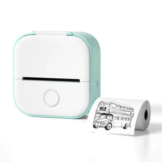 Portable Sticker Printer Mini Thermal Label Printer Bluetooth