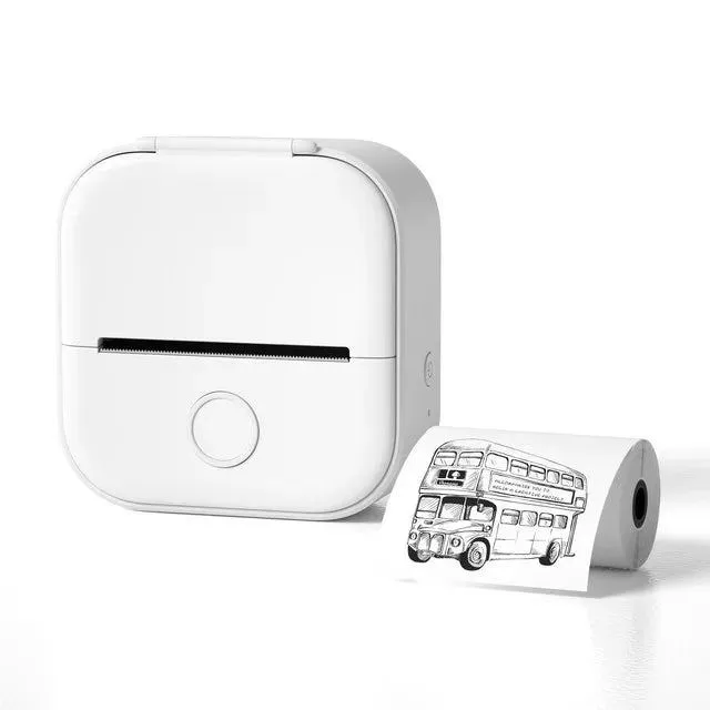 Portable Sticker Printer Mini Thermal Label Printer Bluetooth