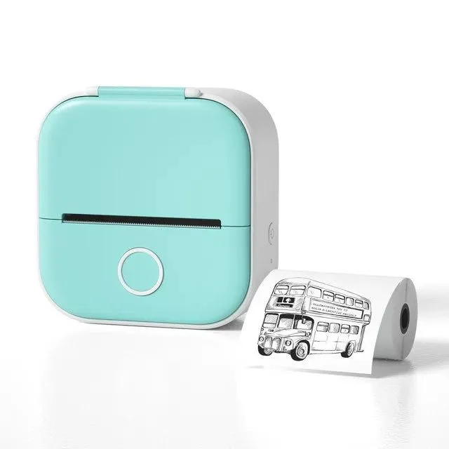 Portable Sticker Printer Mini Thermal Label Printer Bluetooth