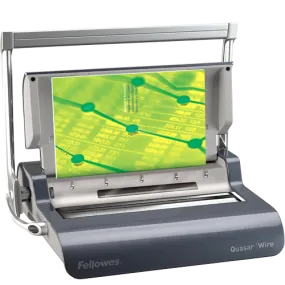 Quasar™ Manual Wire Binding Machine Bundle with Starter Kit