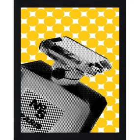 " Dot" by BY Jodi Framed Print Under Glass