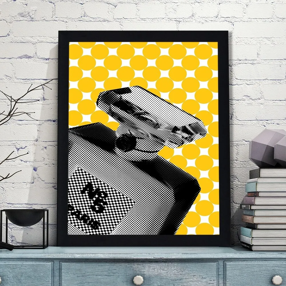" Dot" by BY Jodi Framed Print Under Glass
