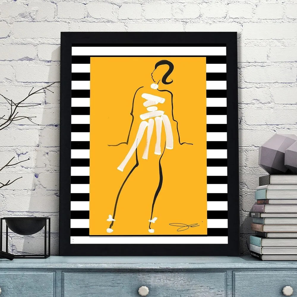 " NewYork Minute" by BY Jodi Framed Print Under Glass