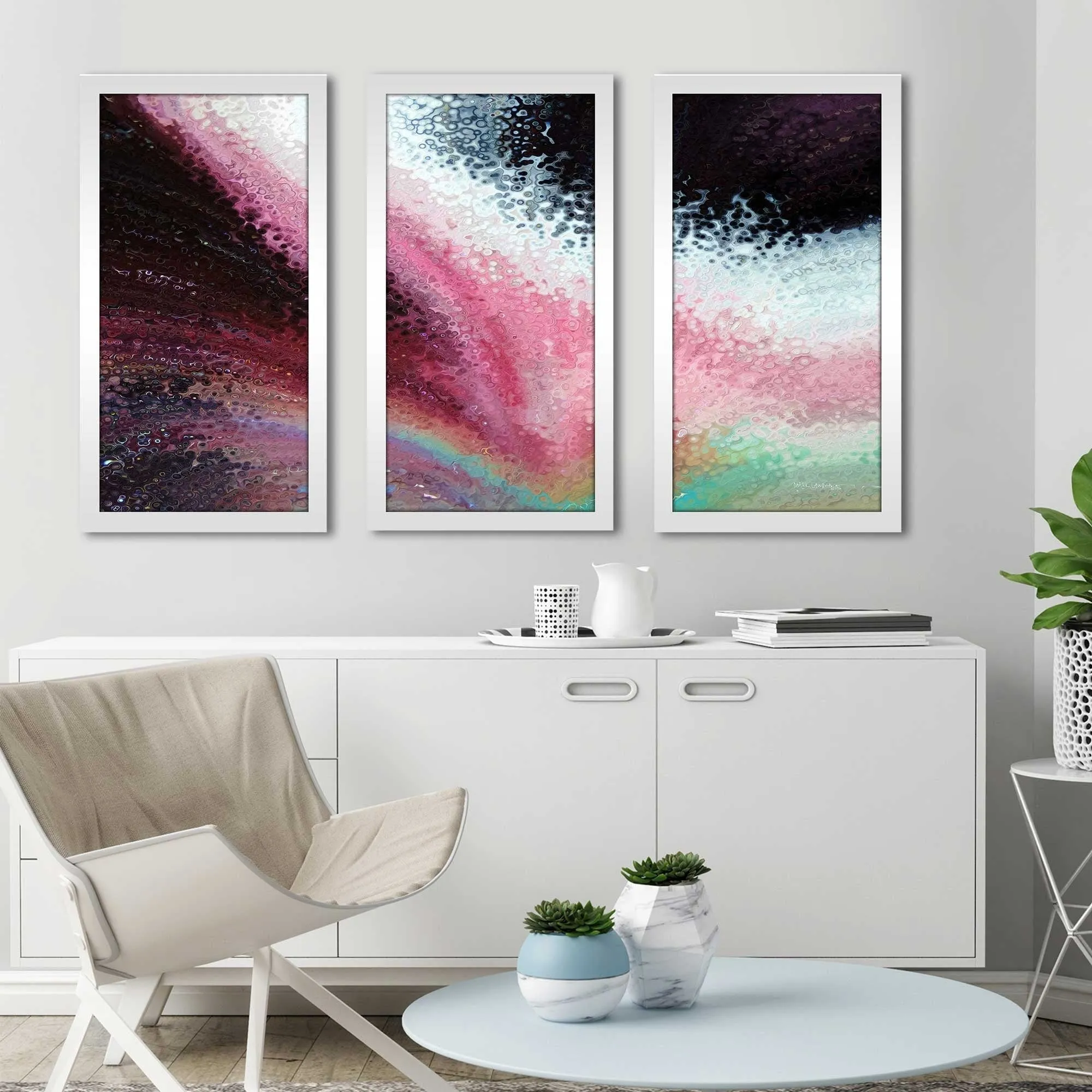 "1 Corinthians 16 14 With Love MAX" 3 Piece Print on Acrylic