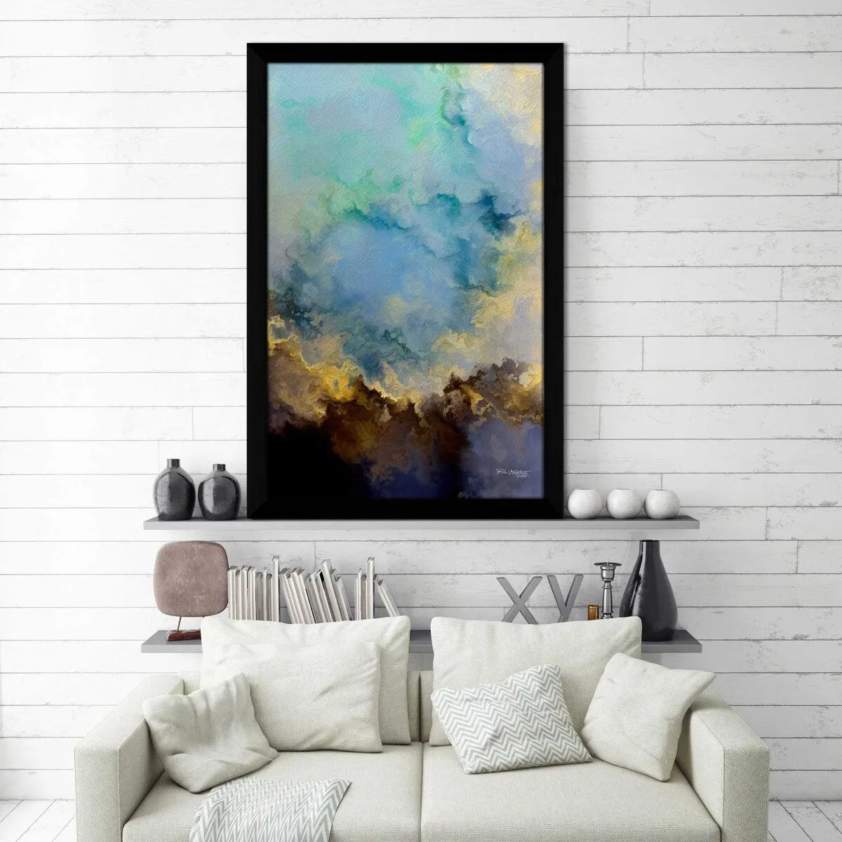 "1 Corinthians 3 11 Life Starts (Vertical)" Print on Acrylic