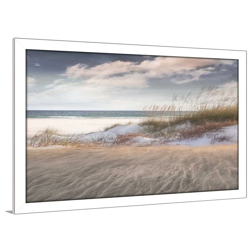 "Amongst The Sea Grass" by Mike Calascibetta Print on Acrylic - Blue