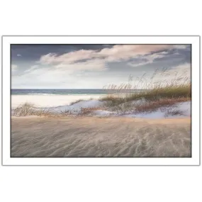 "Amongst The Sea Grass" by Mike Calascibetta Print on Acrylic - Blue