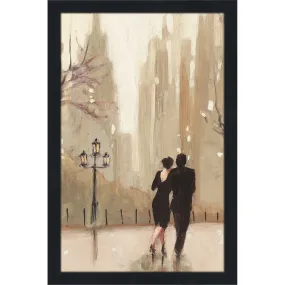 "An Evening Out Neutral II" by Julia Purinton Print on Acrylic - Brown