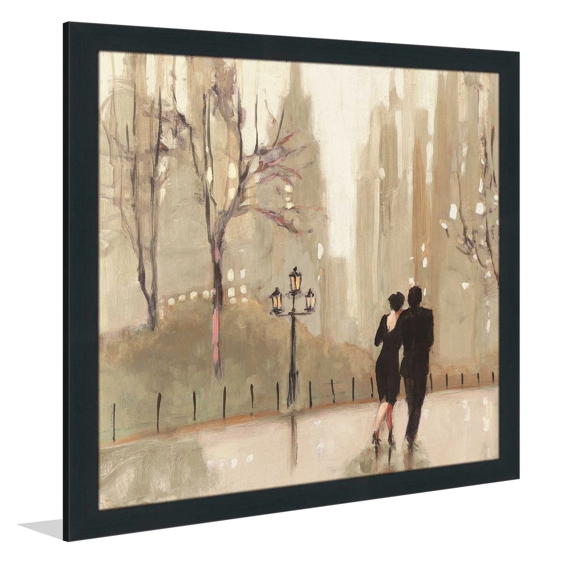 "An Evening Out Neutral I" by Julia Purinton Print on Acrylic - Brown