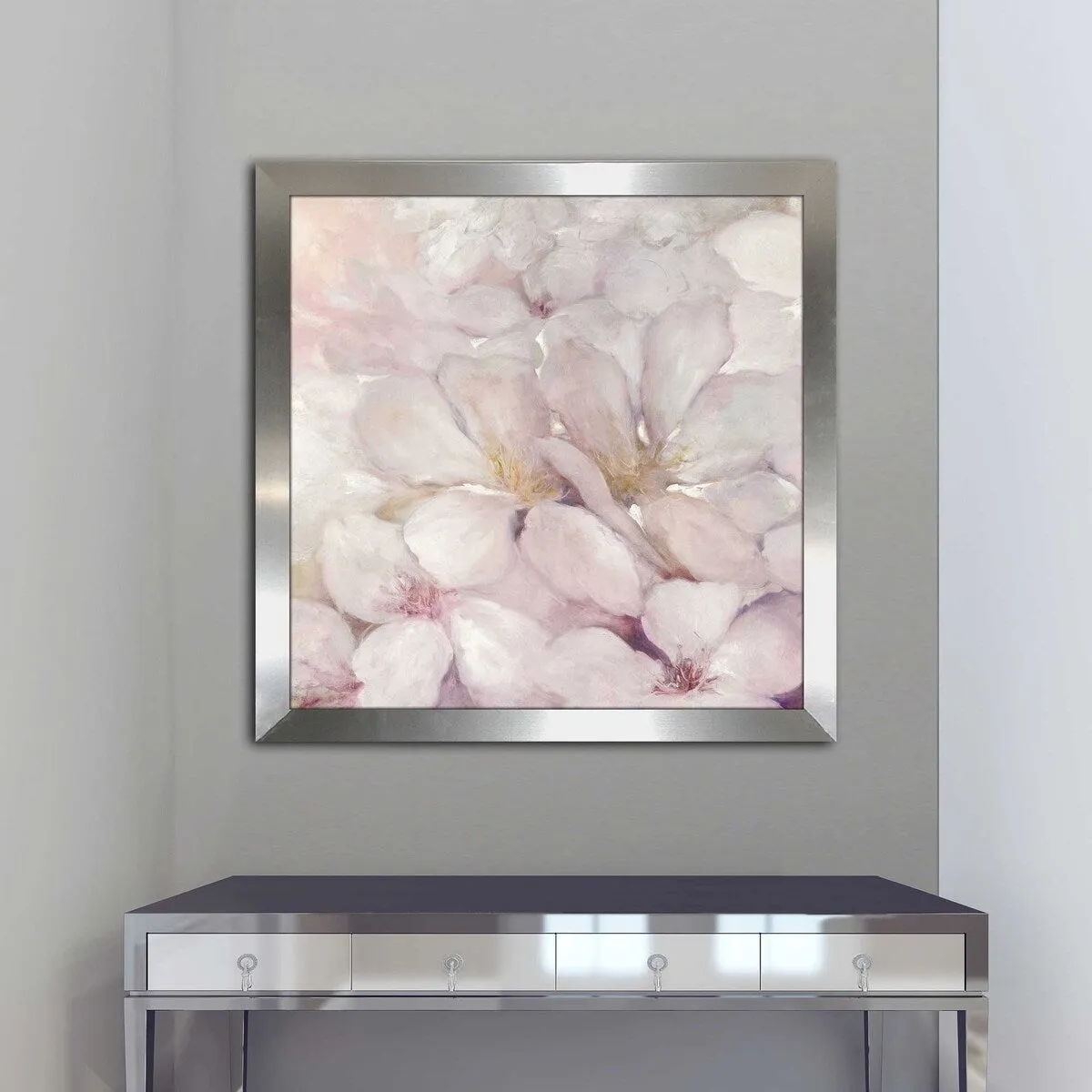 "Apple Blossoms II" by Julia Purinton Print on Acrylic - Pink