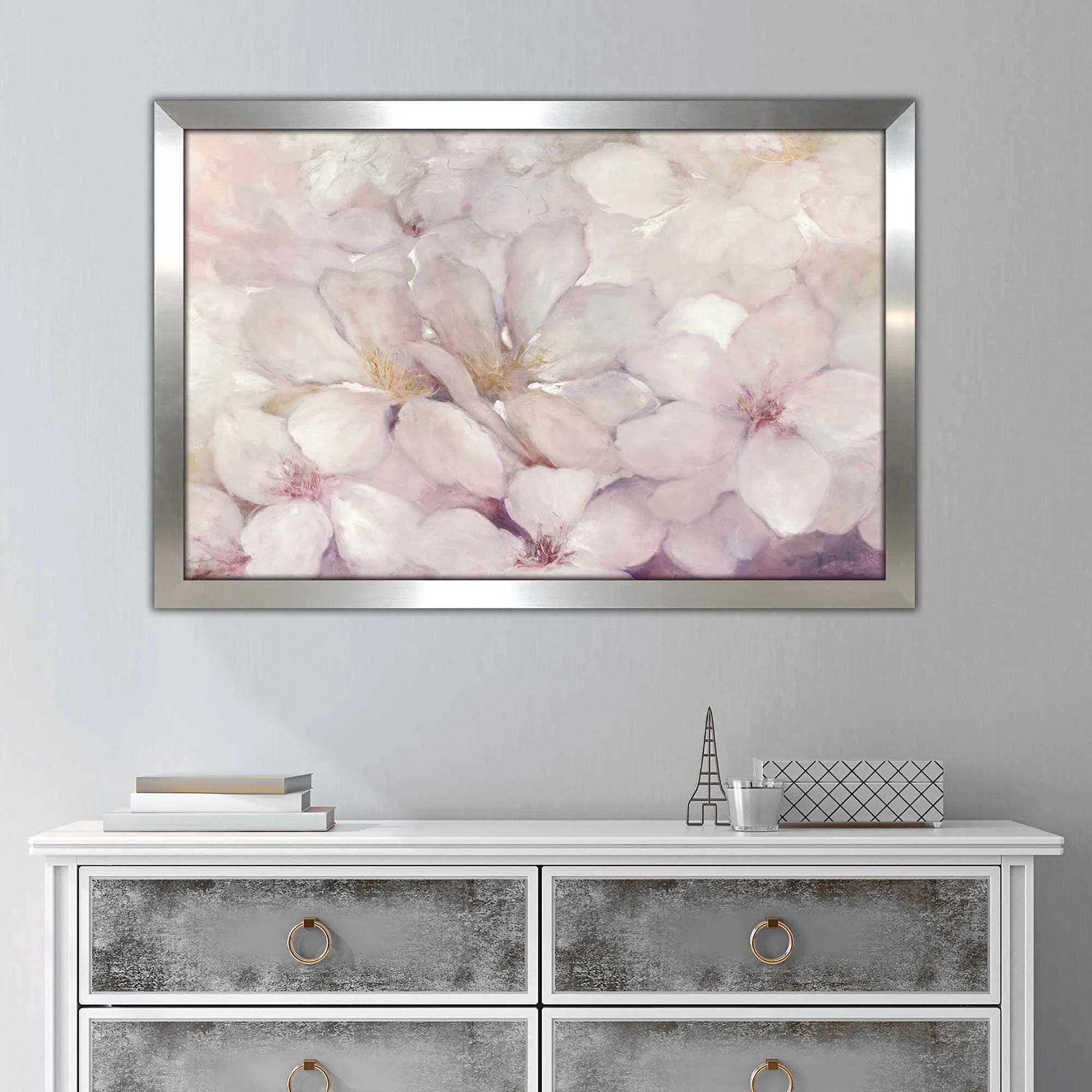 "Apple Blossoms" by Julia Purinton Print on Acrylic - Pink