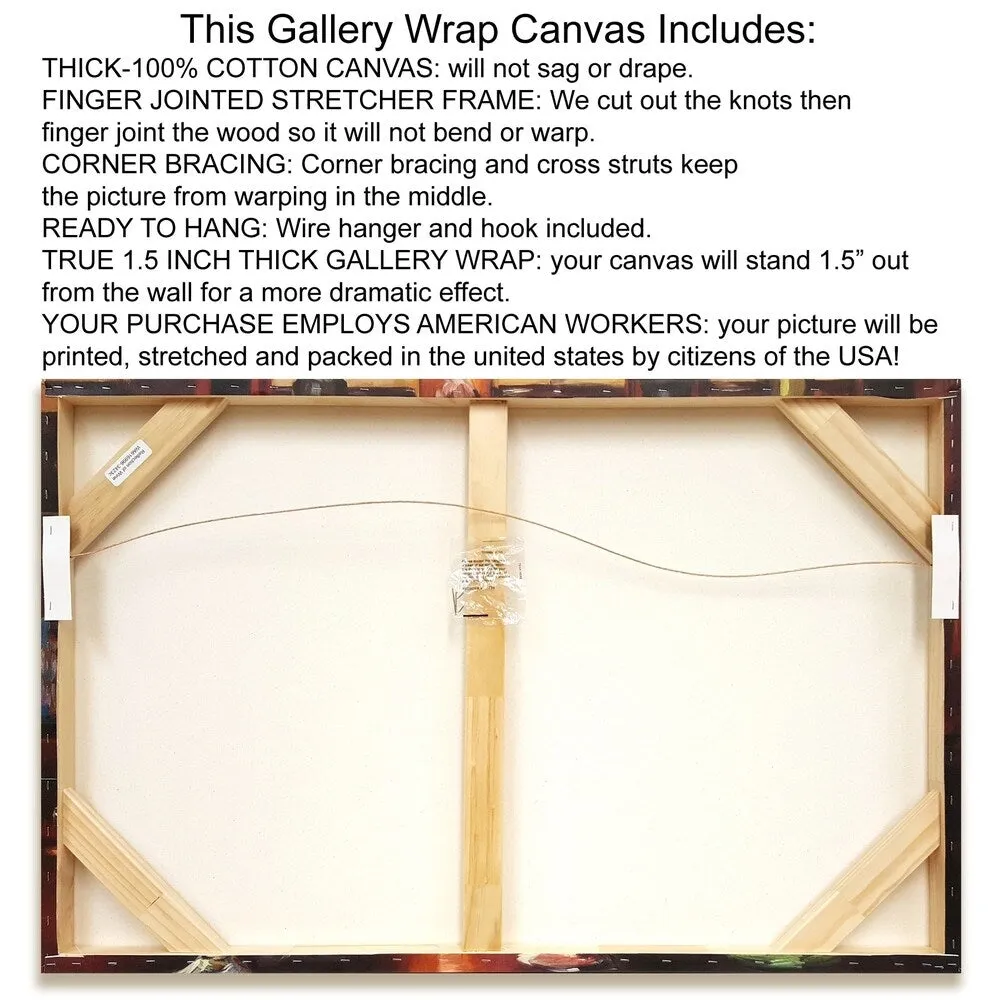 "Bougainvillea Lane", Fine Art Giclee Print on Gallery Wrap Canvas, Ready to Hang