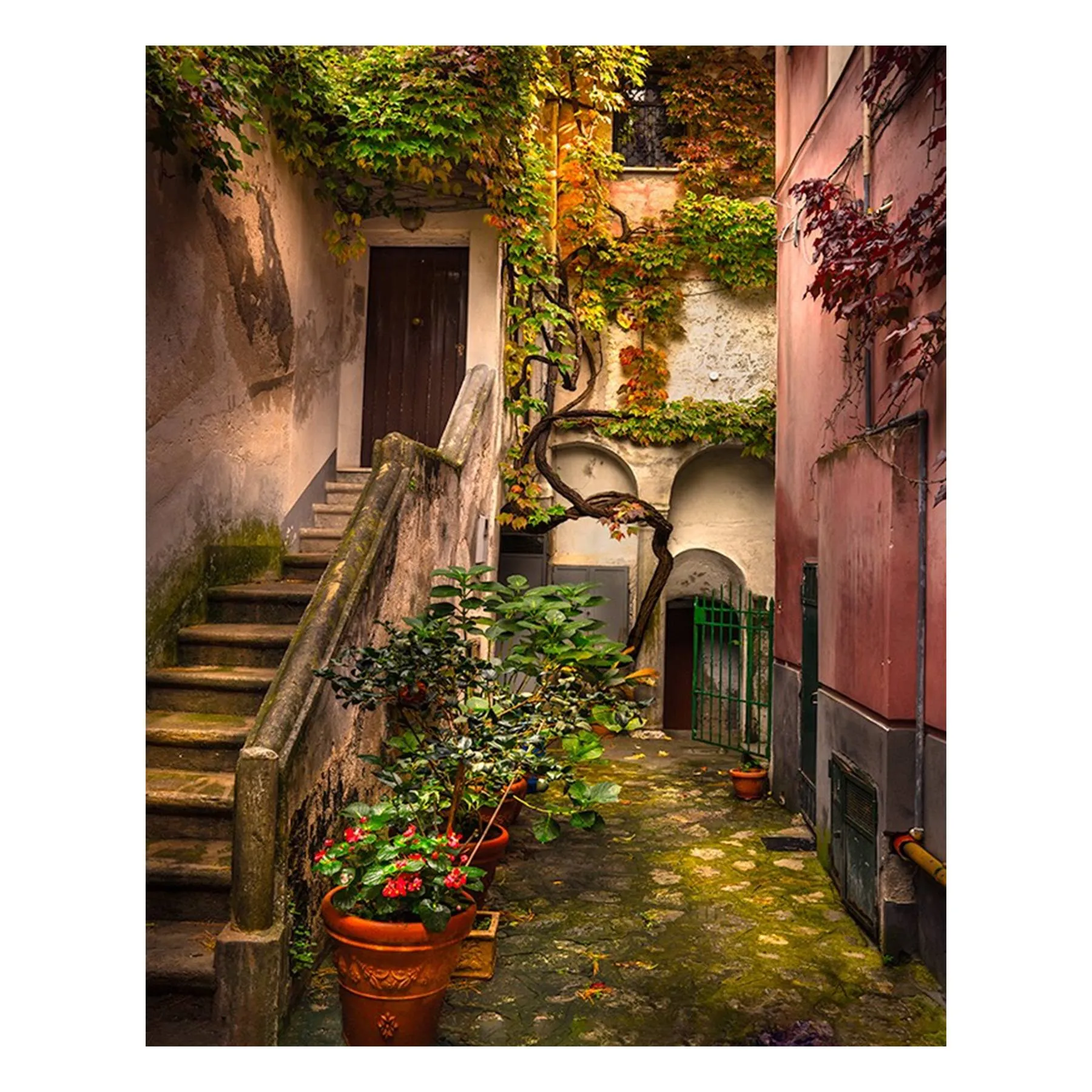 "The Courtyard" | Italy Photography Print