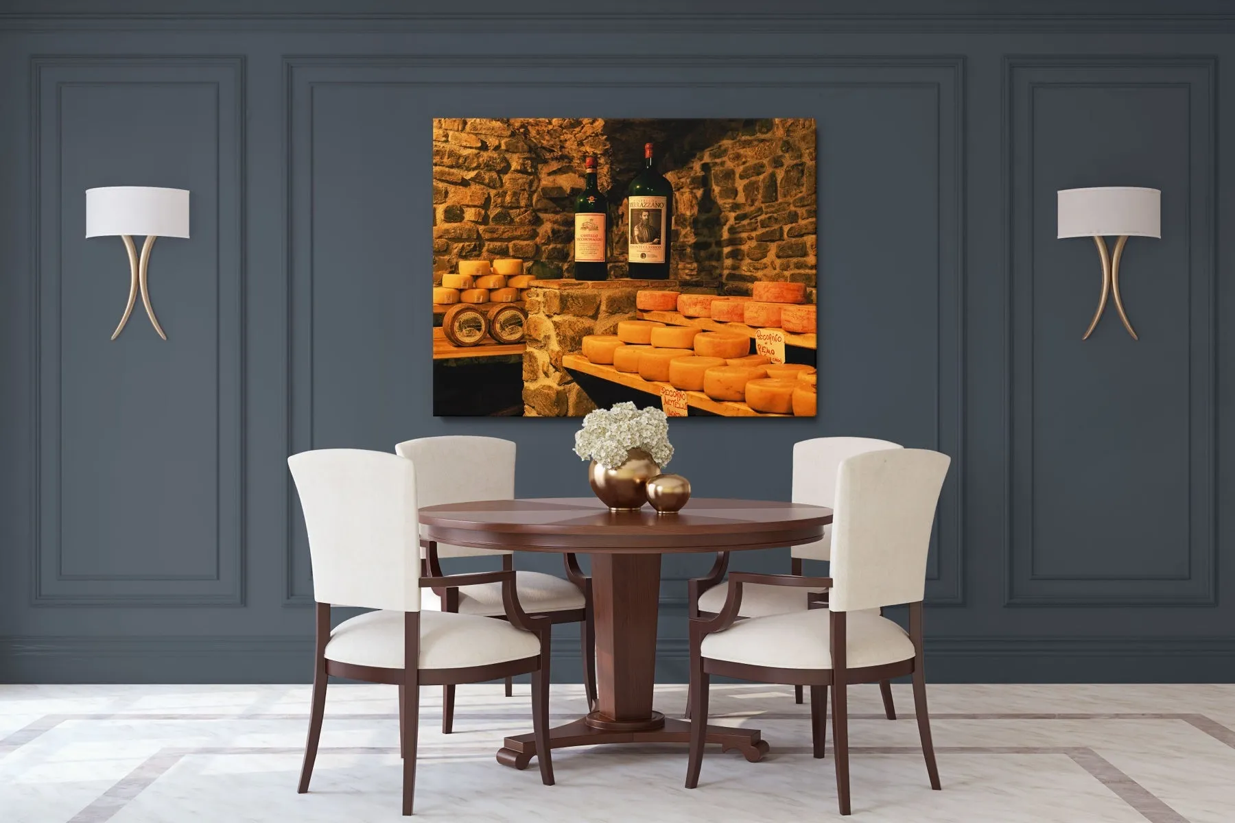"Wine and Cheese" | Italy Photography Print