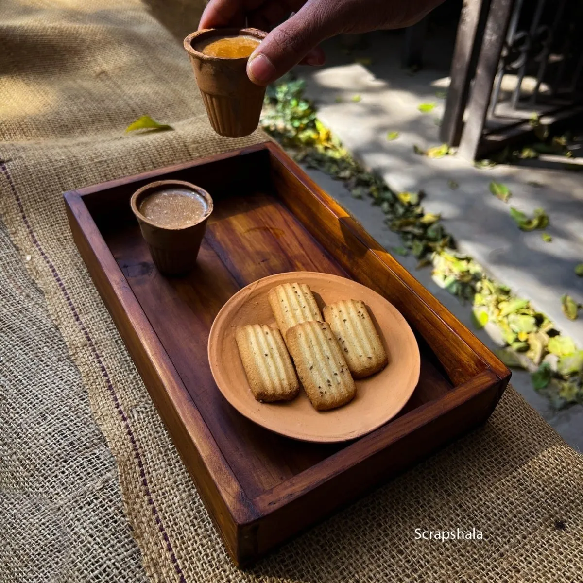 Rozana Tray | Multipupose | Natural Reclaimed Wood