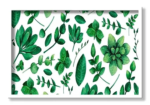 SAF Floral Premium White Frame painting for Wall DecorationSA-COMBO-238-M1