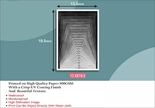 SAF paintings Absrtract Art White Frame painting for Wall Decoration SA-COMBO-164-M1