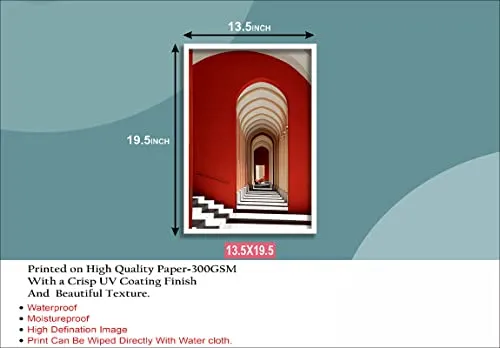 SAF paintings Absrtract Art White Frame painting for Wall Decoration SA-COMBO-172-M1