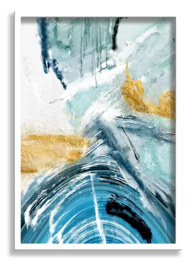 SAF paintings Abstract Art Premium White Frame Wall Painting for Home Decoration SA-COMBO-26-M1
