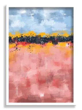 SAF paintings Abstract Art Premium White Frame Wall Painting for Home Decoration SA-COMBO-45-M1
