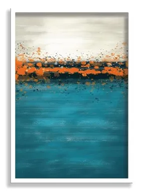 SAF paintings Abstract Art Premium White Frame Wall Painting for Home Decoration SA-COMBO-46-M1