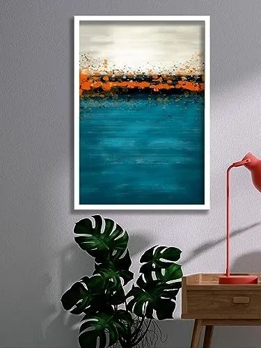 SAF paintings Abstract Art Premium White Frame Wall Painting for Home Decoration SA-COMBO-46-M1