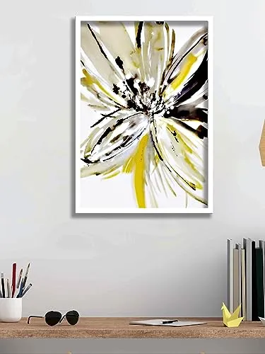 SAF paintings Abstract Art Premium White Frame Wall Painting for Home Decoration SA-COMBO-47-M1