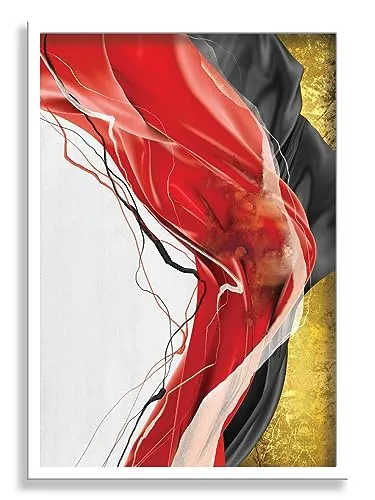SAF paintings Abstract Art Premium White Frame Wall Painting for Home Decoration SA-COMBO-49-M1