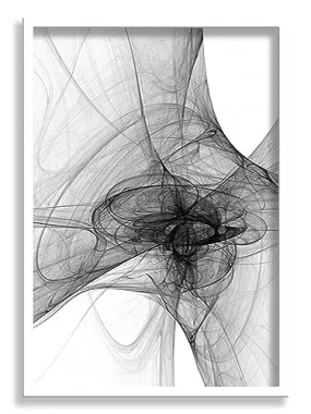 SAF paintings Abstract Art Premium White Frame Wall Painting for Home Decoration SA-COMBO-50-M1