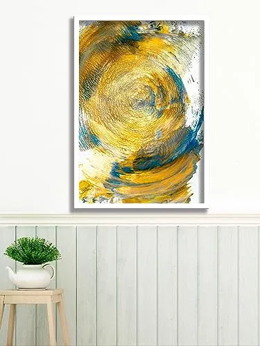 SAF paintings Abstract Art Premium White Frame Wall Painting for Home Decoration SA-COMBO-52-M1
