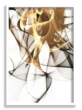 SAF paintings Abstract Art Premium White Frame Wall Painting for Home Decoration SA-COMBO-55-M1