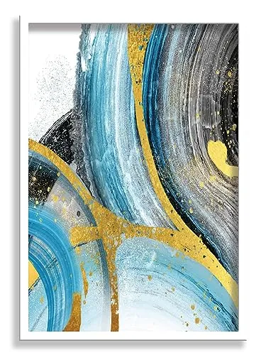 SAF paintings Abstract Art Premium White Frame Wall Painting for Home Decoration SA-COMBO-63-M1