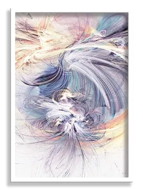 SAF paintings Abstract Art Premium White Frame Wall Painting for Home Decoration SA-COMBO-80-M1