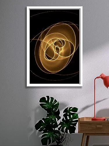 SAF paintings Abstract Art Premium White Frame Wall Painting for Home Decoration SA-COMBO-84-M1