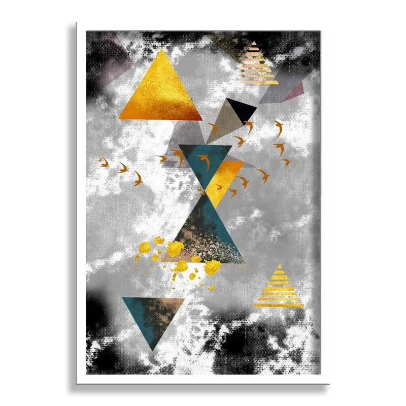 SAF paintings Abstract Art White Frame painting for Wall Decoration SA-COMBO-518-M1