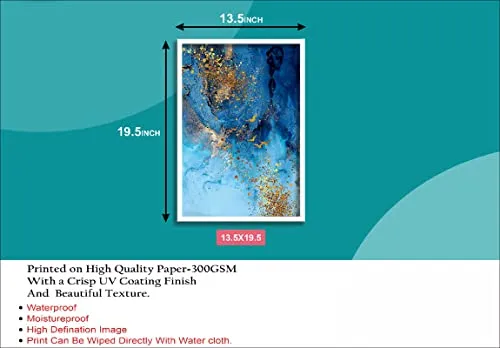 SAF paintings Abstract Art White Frame painting for Wall Decoration SA-COMBO-93-M1
